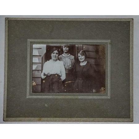 Young Lady Photo LAMINATED POSTER Three Photograph Girls Teens Young Vintage Women Poster Print 24 x 36 ()