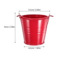 thumbnail image 2 of PBPBOX 4Pcs Small Tin Metal Buckets Assorted Colors with Handles for Candy Popcorn Storage, 2 of 8