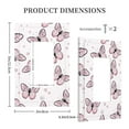 thumbnail image 3 of Balery Pink Butterflies (2) for Duplex Wall Plates Kit, Electrical Outlet Covers, Standard Size 1-Gang 5.0" x3.0", Electric Receptacle Plug Covers-Style U, 3 of 6