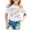 White, variant on Toddler Girls T-Shirts Summer Gradient Letter Printed Round Neck Short Sleeve Multicolor Tee Children Girls Comfortable Style Loungewear T-Shirts，1 -2 Years