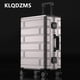 thumbnail image 3 of KLQDZMS maleta de viaje caja de embarque de aleación de aluminio y magnesio 20 "24" 28 pulgadas cubierta de carrito de alta capacidad equipaje de hombre, 3 of 4