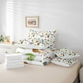 thumbnail image 6 of Manfei Zoo Giraffe Lions 7-Piece Twin Bedding Sets,Wild Animal Zebra Bedding Comforter Set,Green Monstera Leaf Sheet Sets For Boys Kids,Luxury Bedroom Decor Reversible, 6 of 8