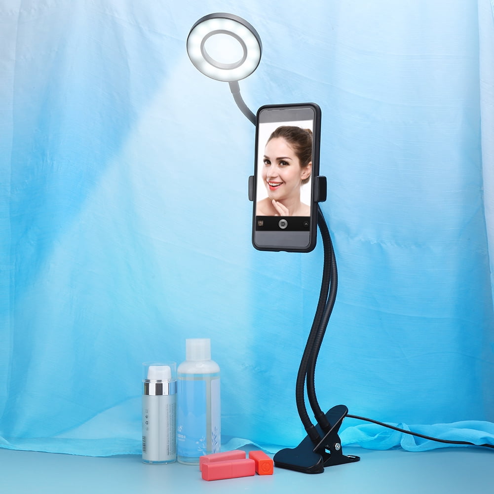 NFTIGB Folding LED Light High Brightness Tattoo Lamp Adjustable Clip On Nail Art Lamp Black, Professional Desktop Curing Dryer for Manicure Pedicure and Precision Beauty Tasks, Portable Tool