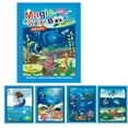 thumbnail image 2 of Multicolor Magic Water Drawing Book For Kids, Reusable Doodle Pad With Water Pen, Educational Travel Activity Toy, 2 of 9