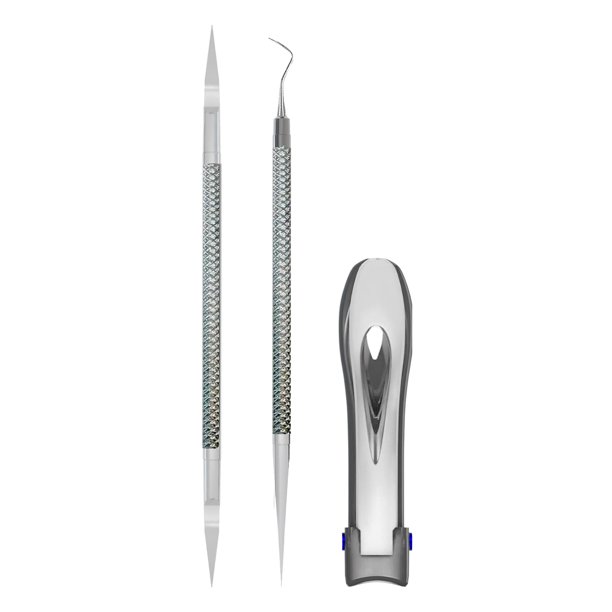 Kit profesional de cuidado de uñas gruesas Onyx, juego de 3 piezas