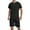 01Black, variant on Aiyino Men's 2 Pieces Short SleeveShorts Summer Outfits Men's Tracksuit Henley Short Sleeve Suit Set Casual Running Sport Sweat Activewear 2 Piece Set