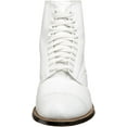 thumbnail image 2 of Madison Stacy Adams Ankle Boot Biscuit Casual Shoes 00015-100 White, 2 of 7