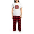 thumbnail image 4 of CafePress - Mandala Cats Pajamas - Women's Short Sleeve Print T-Shirt and Pants Light Cotton Pajama Set, 4 of 7