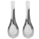 thumbnail image 1 of ColoMX 2 unids Hogar Porridge Spoons Flatware Sopa de acero inoxidable Postre Cucharas, 1 of 8