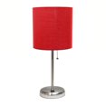 thumbnail image 1 of LimeLights Stick Lamp with USB charging port and Fabric Shade, 1 of 8