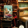 thumbnail image 4 of Placa Metal Vintage Coche Pintura Hierro Rectangular Arte La Pared 20x30 Cm Ygjytge, 4 of 9