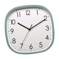 thumbnail image 2 of Wall Clock Digital Lightweight Hanging Design Non Ticking Creative Large Square Multifunction Art for Dining Room Green, 2 of 8