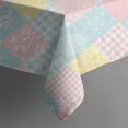 thumbnail image 5 of Pioneer Flower Floral Print Pattern Square Tablecloth, Waterproof Wipeable Spillproof Washable Table Cover for Home Kitchen Party Decor, 60"x60", 5 of 6