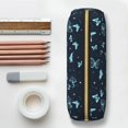 thumbnail image 6 of Uemuo Beautiful Butterflies Printed Leather Pencil Case, Pencil Pouch, Portable Pencil Bag, Pen Case for& Office, 6 of 7