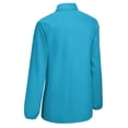 thumbnail image 5 of Bright Cerulean Long Sleeve Blouse Woman Streetwear Casual Shirts Summer Oversize Woman Streetwear Clothing Birthday Present, 5 of 7