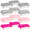 Cowgirl Pink-12, variant on Cowgirl Pink 12 Pack Disposable Rectangle Plastic Tablecloths 54 x 108 Inch