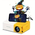 thumbnail image 1 of Mini Hd Projector, Portable Projector/Outdoor Camping/Home Theater/Office/Team, 1 of 4