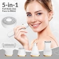 thumbnail image 4 of Recortadora de bikini KINGTEE 5 en 1 resistente al agua y recargable por USB-C, 4 of 8