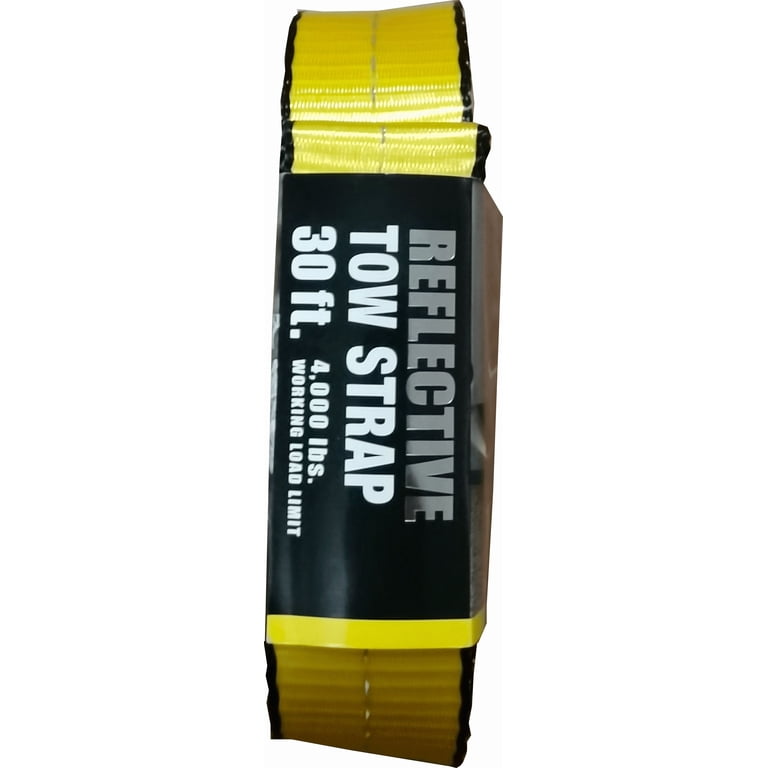 Everest 2" x 30' Reflective Tow Strap with Forged Hooks photo 4