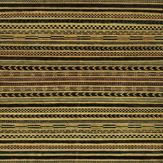 Ahgly Company Machine Washable Indoor Square Abstract Orange G Area Rugs, 6' Square