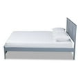 thumbnail image 2 of Baxton Studio Adela Full Size Gray Finished Wood Platform Bed, 2 of 9