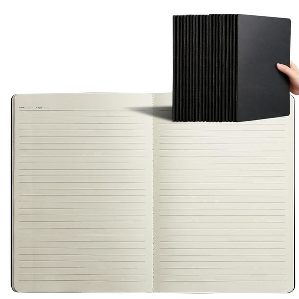 Fiudx Cuaderno Kraft A5, Papel Ecológico, Diseño Cosido Duradero, Portátil y Ligero, Ideal para Notas Diarias, Registros de Oficina y Uso Escolar, Tamaño 20,5 X 14 Cm.