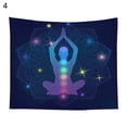 thumbnail image 2 of Visland Seven Chakra Tapestry - Bohemian Mandala Yoga Meditation Wall Hanging Boho Studio Room Decoration Spiritual Gift Art Home Bedroom Decor Living Room Divider Door Curtain Balcony Sheer, 2 of 3