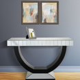 thumbnail image 2 of Black Half Moon Console Table, 2 of 7