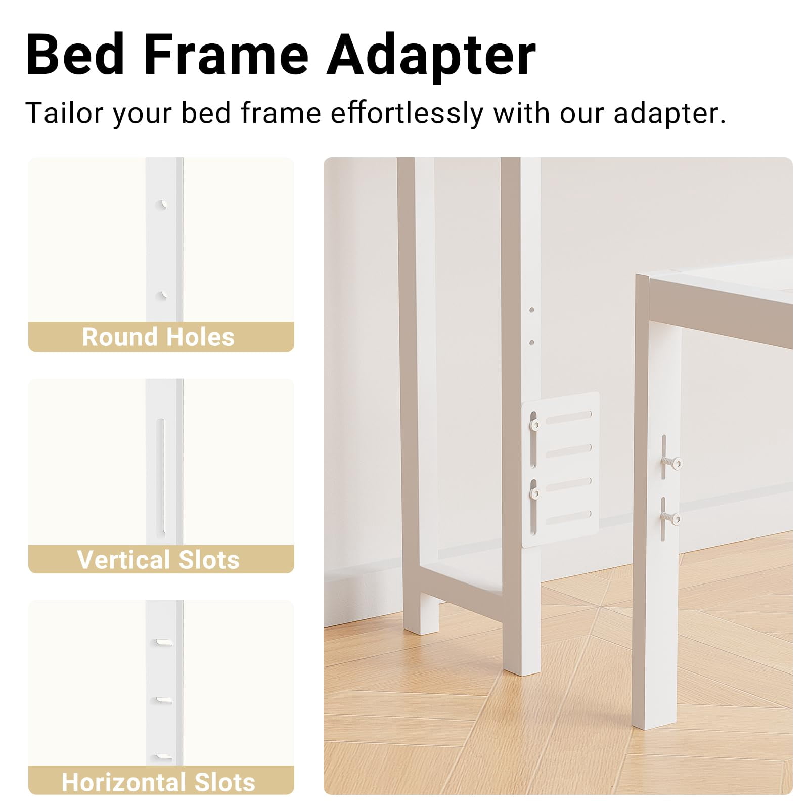 Aheaplus Full Size Headboard with Storage, Outlets & RGB LED Light - Sturdy & Stable Head Board for Bedroom, White - Perfect for Full Size Bed, Dorm Room, and Guest Room