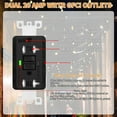 2 Outdoor Power Outlet Box with Waterproof Cover Dual 20 Amp WRTR GFCI