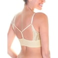 thumbnail image 3 of Angelina Wire-free Laser Cut Bralettes with Lace Back Design (6-Pack), 3 of 5