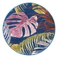 thumbnail image 3 of Unique Loom Blossom Collection Area Rug - Montego (3' 3" Round Multi/Green), 3 of 7