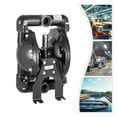 thumbnail image 3 of 35GPM Industrial Air-Operated Double Diaphragm Pump, NPT 1" Inlet Outlet Petroleum Fluids 120PSI ,Durable Construction, 3 of 6
