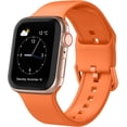 thumbnail image 1 of Correa deportiva compatible con correas de Apple Watch de 49 mm, 45 mm, 44 mm, 42 mm, 41 mm, 40 mm, 38 mm, correa de repuesto de silicona suave con cierre clásico para iWatch Series 9 Ultra SE 8 7 6 5, 1 of 4