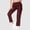 Wine, variant on Women's Plus Dress Pants Women High Waisted Petite Black Pants for Women with Pockets Women High Waisted Wide Leg Pants Fashion Drawstring Elastic Trousers Comfy Straight Leg Long Pants with Pockets