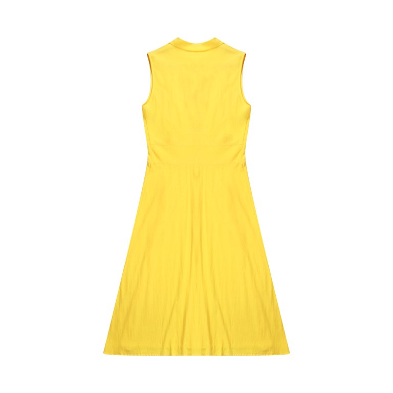 linen shirt dress amazon European and American cotton and linen dress Amazon new suit collar solid  color button dress
