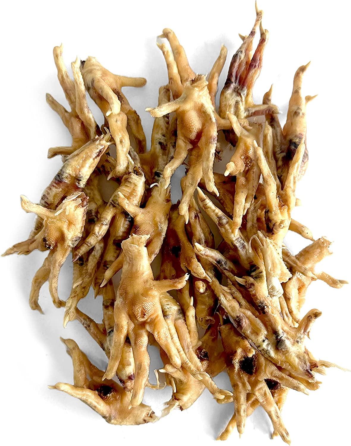 Canine Butcher Shop Chicken Feet Dog Treats, Raised & Made in USA (30-Pack), Dehydrated Chicken Feet, All Natural Dog Chews & Dog Snacks