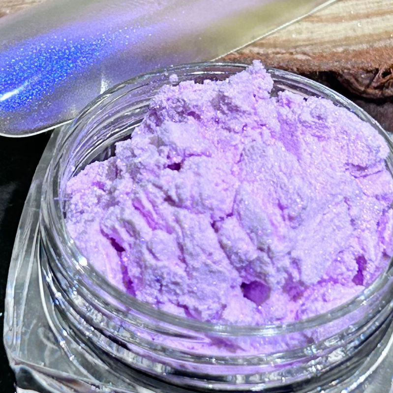 suxuMhao Chrome Nail Powder, Decoration, 1 Piece 50g Light Purple, Aurora Nail Powder, Iridescent Nail Powder, Holographic Nail Powder, Pearl Nail Powder, Shimmer Chrome,Easy to Apply