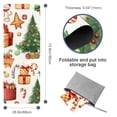 thumbnail image 4 of Christmas Yoga Towel with Storage Bag, 72.8"x26.8" - Suitable for Yoga, Pilates, Fitness, Hot Yoga, and More, 4 of 6
