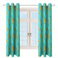 thumbnail image 4 of Colorful Yellow Banana 2 Panels Blackout Curtains for Bedroom Living Room Drapes Kitchen Room Window Blackout Curtain Grommet, 4 of 6