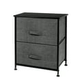 thumbnail image 5 of TKOOFN 6.85 Gallon Fabric, Wood and Metal Drawer Chests, Gray, 5 of 8