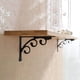 thumbnail image 4 of Soportes de estante resistentes - 1 par de triángulos metálicos - Montaje en pared, 4 of 8