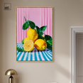 thumbnail image 3 of Lemon Grove Lines Canvas Print Summer Art Prints by Art Remedy, Gold Frame, 30 x 45, 3 of 7