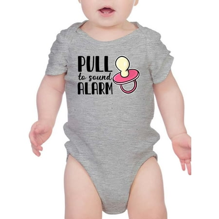 

Pull To Sound Alarm Pacifier Bodysuit Infant -Smartprints Designs 18 Months