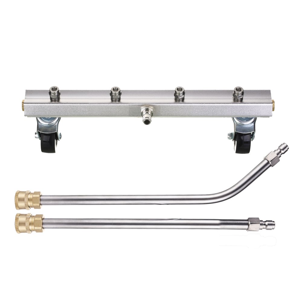 M MINGLE Pressure Washer Undercarriage Cleaner, Under Car Wash, with 45