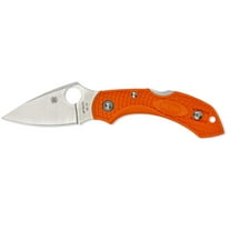 Spyderco Dragonfly 2 Folding Knife 2-5/16" VG10 Plain Blade, Orange FRN Handles, Lockback - C28POR2