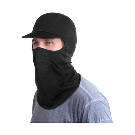 YJSKEJI Balaclava Face Mask with Brim for Men Sun Protection Cycling Cap with Neck Gaiter for Cycling Fishing