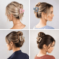 thumbnail image 5 of Vigorpace 12 Pack 2" Small Hair Claw Clips for Women Girls Thin Thick Hair, Strong Hold Matte Square Hair Clips, 5 of 6