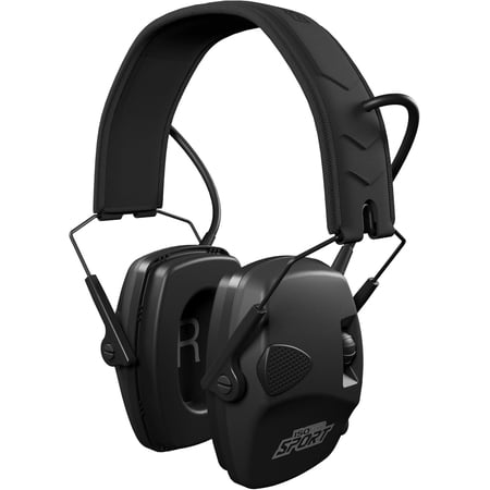 ISOtunes Sport DEFY Slim Basic Earmuffs, Shooting Ear Protection, 20 dB NRR, Matte Black