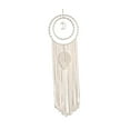 thumbnail image 4 of Tapiz de macramé para pared, decoración del hogar, tapiz bohemio hermoso y sencillo para colgar en la pared, tapiz con borlas para dormitorio, telón, 4 of 9